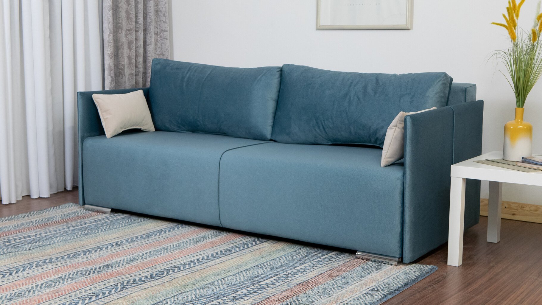 Sofa-lova Deka, žydra kaina ir informacija | Sofos | pigu.lt
