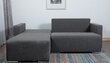 Kampinė sofa-lova Deka-S+, pilka цена и информация | Minkšti kampai | pigu.lt
