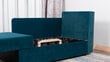 Sofa-lova Villi, mėlynos-tamsaus akvamarino spalvos цена и информация | Sofos | pigu.lt
