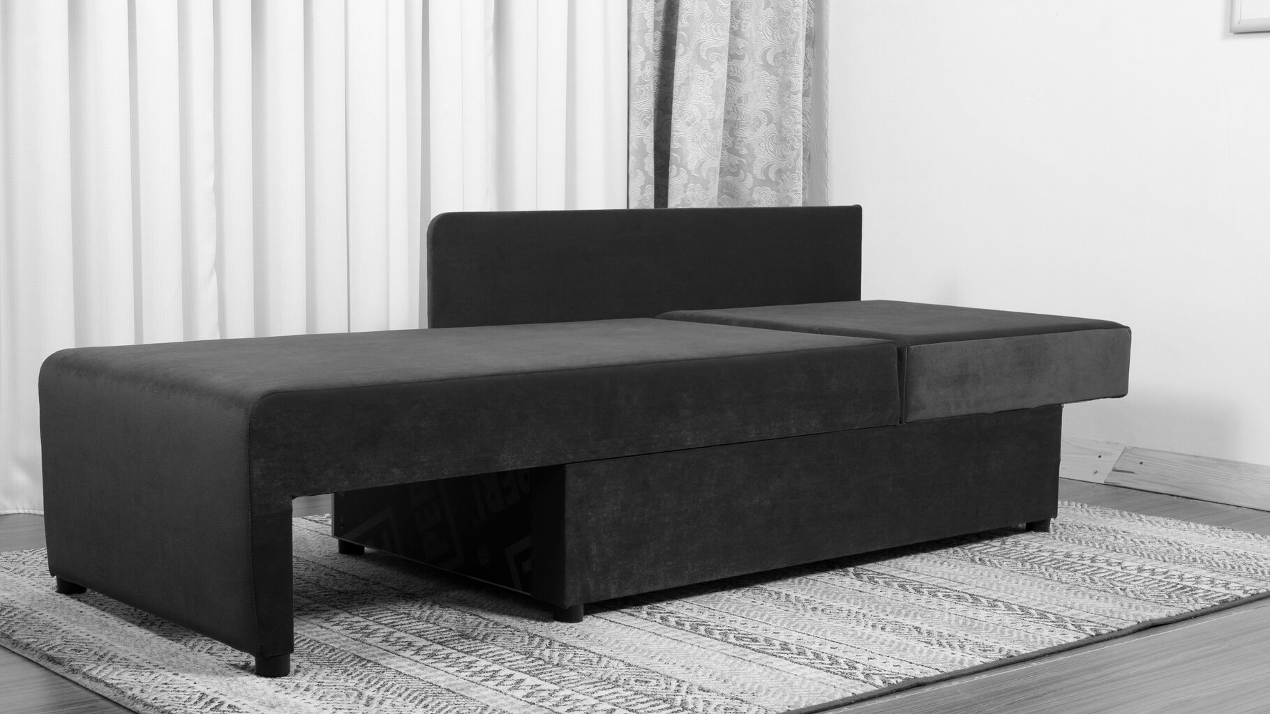 Sofa lova Villi, mėlyna kaina ir informacija | Sofos | pigu.lt