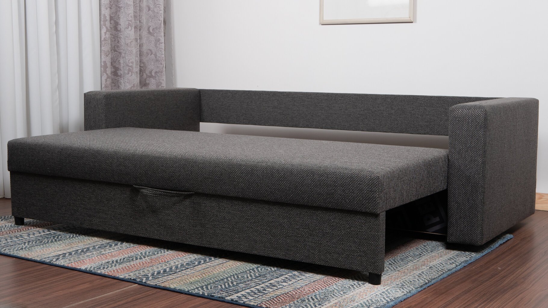 Sofa-lova Tahta, pilka kaina ir informacija | Sofos | pigu.lt