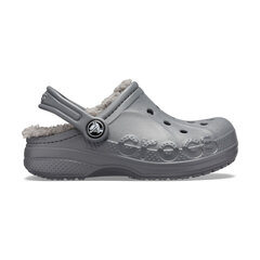 Crocs™ šlepetės berniukams 207500, pilkos kaina ir informacija | Šlepetės, kambario avalynė vaikams | pigu.lt