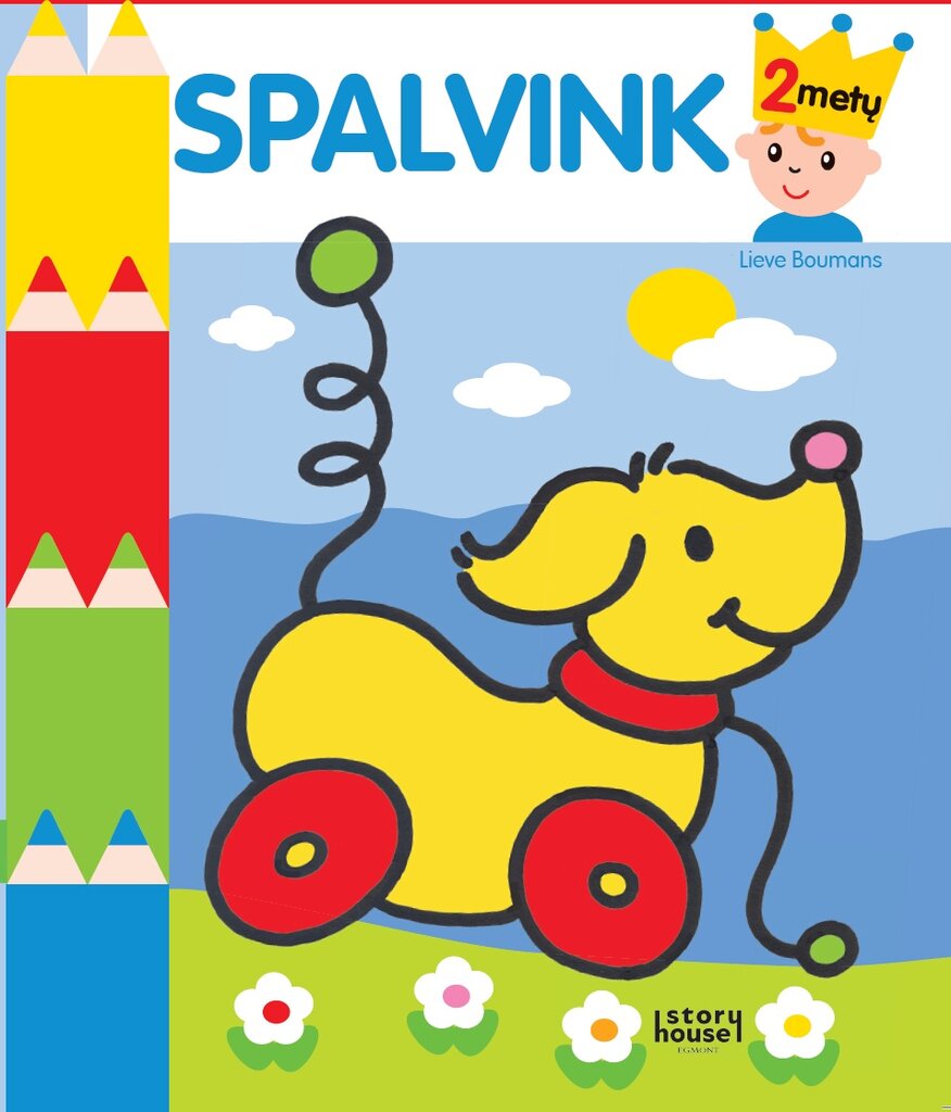 Spalvink nuo 2 metų kaina ir informacija | Spalvinimo knygelės | pigu.lt