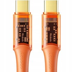Mcdodo телефонный кабель мощный быстрая зарядка USB-C PD 100W 1,2 м оранжевый цена и информация | Кабели для телефонов | pigu.lt