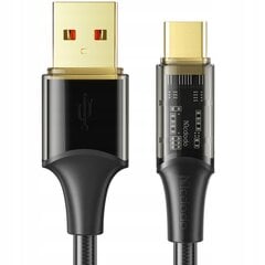 "Mcdodo" telefono kabelis galingas greitasis įkrovimas USB-C 100W 6A 1,2 m kaina ir informacija | Laidai telefonams | pigu.lt