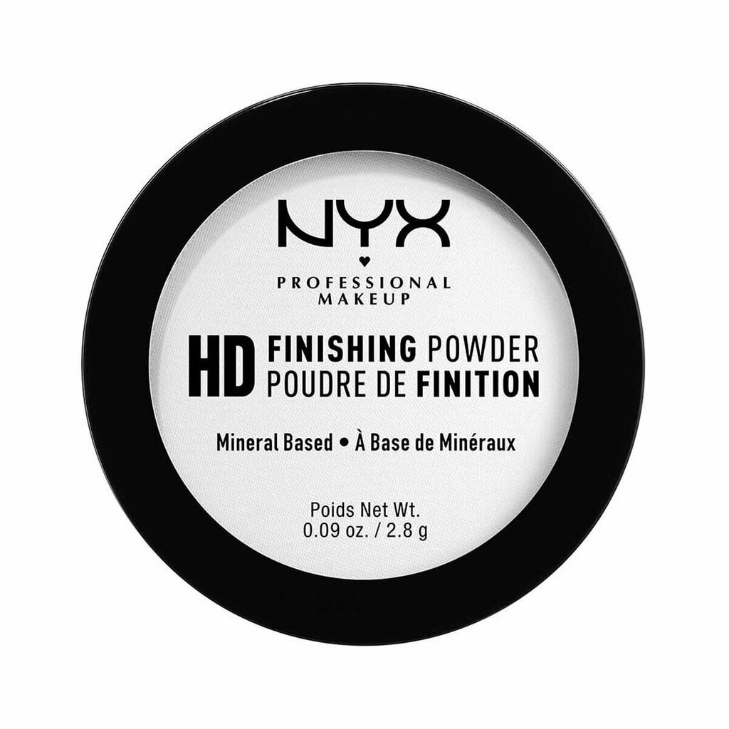 Kompaktinė pudra NYX HD Finishing Powder translucent, 2,8 g цена и информация | Makiažo pagrindai, pudros | pigu.lt