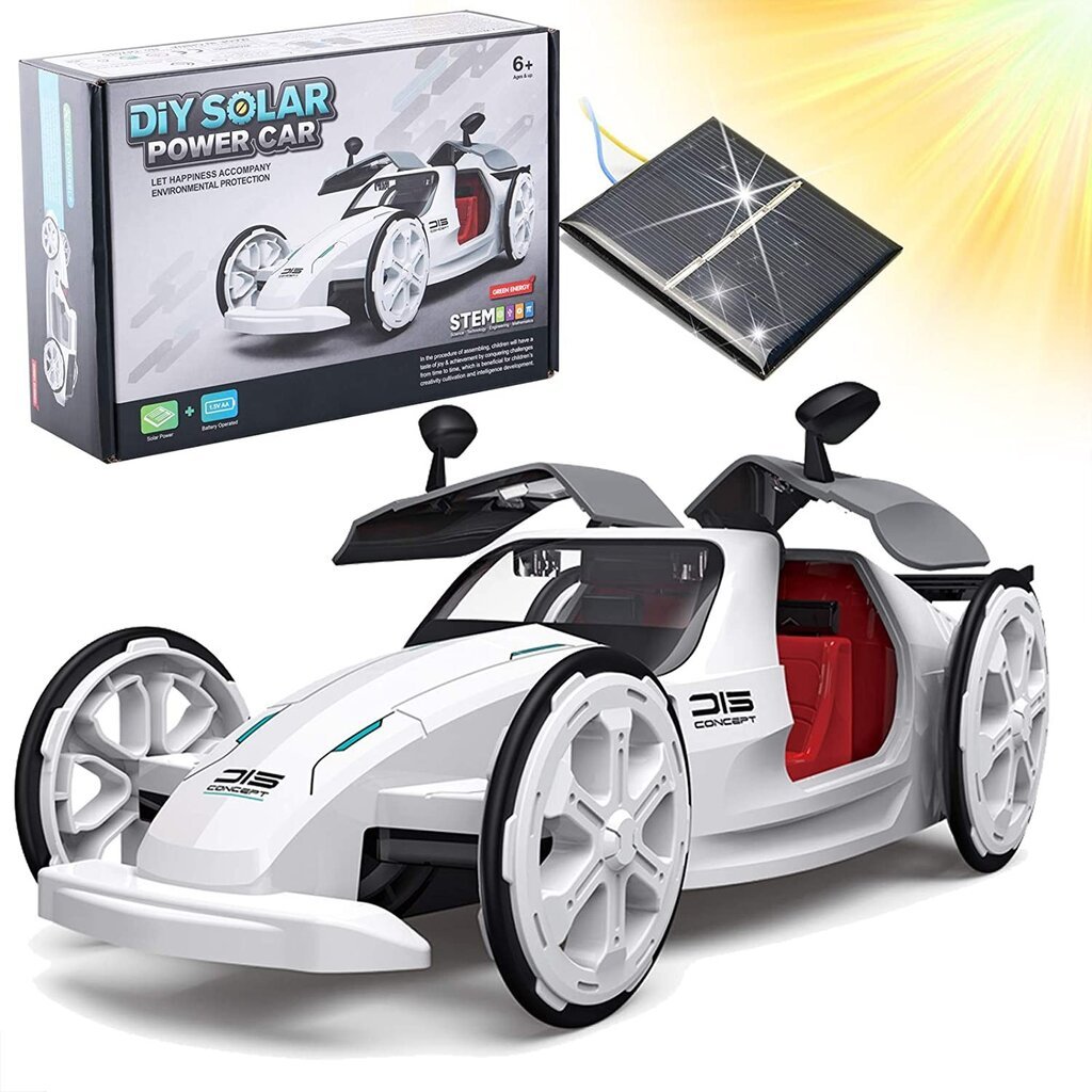 Saulės energija varomas automobilis - žaislas kaina ir informacija | Žaislai berniukams | pigu.lt