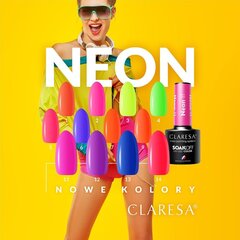 CLARESA стойкий гибридный гель лак для ногтей NEON 14, 5g. цена и информация | Лаки, укрепители для ногтей | pigu.lt