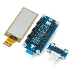 2.13” lankstus E-paper E-Ink ekrano modulis, skirtas Raspberry Pi Pico, 212x104px, juodas/baltas, SPI kaina ir informacija | Atviro kodo elektronika | pigu.lt