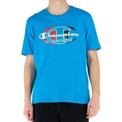 Marškinėliai vyrams Champion Legacy 217279BS107, mėlyni цена и информация | Мужские футболки | pigu.lt