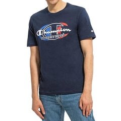Marškinėliai vyrams Champion Legacy 217279BS503, mėlyni цена и информация | Мужские футболки | pigu.lt
