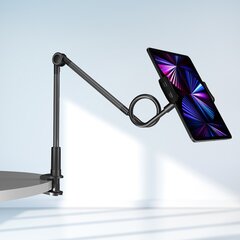 Wozinsky long flexible phone and tablet holder black (WTHBK5) цена и информация | Держатели для телефонов | pigu.lt