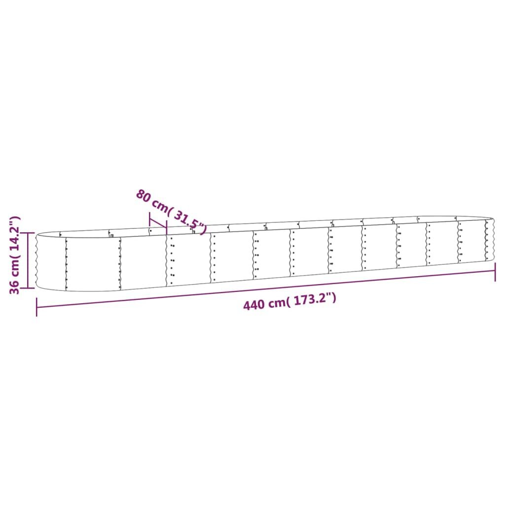 Sodo lovelis 36 cm kaina ir informacija | Vazonėliai daiginimui ir persodinimui | pigu.lt