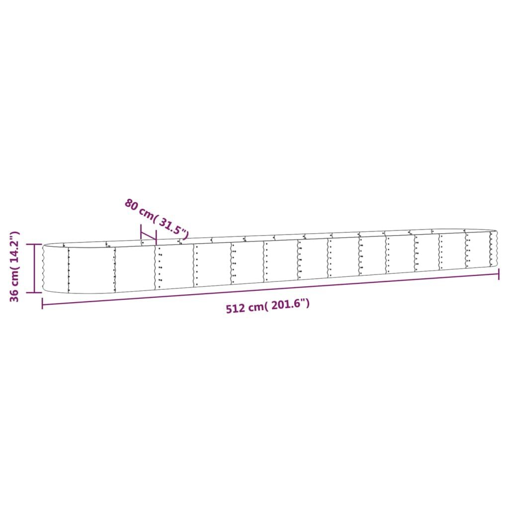 Sodo lovelis 36 cm kaina ir informacija | Vazonėliai daiginimui ir persodinimui | pigu.lt