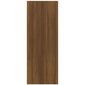 Konsolinis staliukas, rudas ąžuolo, 78x30x80cm, mediena kaina ir informacija | Kavos staliukai | pigu.lt