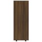 Drabužių spinta, rudos ąžuolo spalvos, 80x40x110cm, mediena kaina ir informacija | Spintos | pigu.lt
