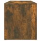 Koridoriaus suoliukas, dūminio ąžuolo, 80x40x45cm, mediena kaina ir informacija | Batų spintelės, lentynos ir suolai | pigu.lt