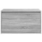 Koridoriaus suoliukas, pilkas ąžuolo, 80x40x45cm, mediena kaina ir informacija | Batų spintelės, lentynos ir suolai | pigu.lt