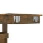 Sieninis baro staliukas, ąžuolo, 102x45x103,5cm, mediena kaina ir informacija | Virtuvės ir valgomojo stalai, staliukai | pigu.lt