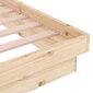 Lovos rėmas vidaXL, 100x200cm, medienos masyvas цена и информация | Lovos | pigu.lt