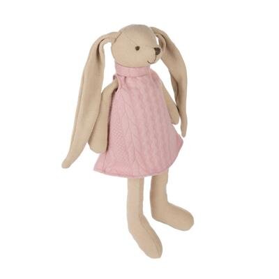 Minkštas žaislas Canpol Babies Pet Bunny Bunny, 35 cm, rožinis kaina ir informacija | Žaislai kūdikiams | pigu.lt