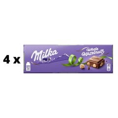 Шоколад MILKA цельные орехи, 250 г x 4 шт. упаковка цена и информация | Сладости | pigu.lt