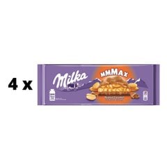 Шоколад молочный MILKA, с арахисом и карамелью, 276 г x 4 шт. упаковка цена и информация | Сладости | pigu.lt