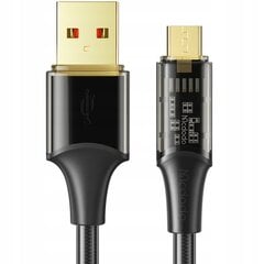 Кабель для телефона Mcdodo, мощный, быстрая зарядка, MICRO, USB, QC 4.0 3A 1,2 м черный CA-2100 цена и информация | Кабели для телефонов | pigu.lt