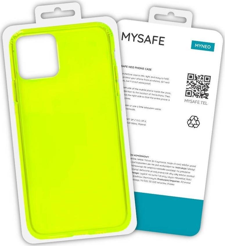 Mysafe Apple IPHONE 12 PRO MAX, geltonas цена и информация | Telefono dėklai | pigu.lt