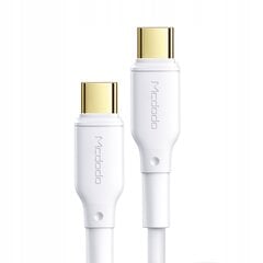 Телефонный кабель McDodo, USB-C PD 2.0 QC 4.0 5A 100W 1.2m WHITE CA-8350 цена и информация | Кабели для телефонов | pigu.lt