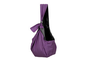 Sulankstomas juodai violetinės spalvos šunų transportavimo krepšys kaina ir informacija | Transportavimo narvai, krepšiai | pigu.lt