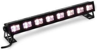 beamZ BUVW83 BAR 8x 3W UV/Baltas 2-in-1 LED kaina ir informacija | Dekoracijos šventėms | pigu.lt