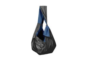 Sulankstomas juodai mėlynos spalvos šunų transportavimo krepšys kaina ir informacija | Transportavimo narvai, krepšiai | pigu.lt