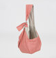 Sulankstomas pilkos/ koralų rožinės spalvos šunų transportavimo krepšys kaina ir informacija | Transportavimo narvai, krepšiai | pigu.lt
