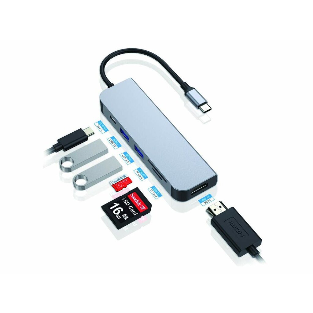 Conceptronic DONN02G kaina ir informacija | Adapteriai, USB šakotuvai | pigu.lt