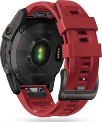 Garmin Fenix ​​3 / 5X / 3HR / 5X PLUS / 6X / 6X PRO / 7X (26MM) Ремешок для часов Tech Protect Iconband. Красный цена и информация | Аксессуары для смарт-часов и браслетов | pigu.lt