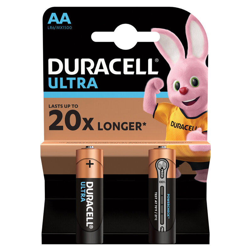 Duracell Duralock C&B LR6 AA alkaline elementai, 2vnt kaina ir informacija | Elementai | pigu.lt