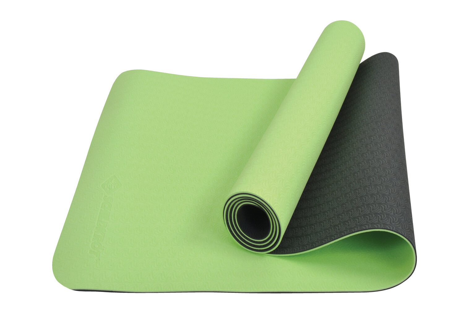Jogos kilimėlis Schildkrot Bicolor 183x61 cm, žalias/juodas kaina ir informacija | Kilimėliai sportui | pigu.lt