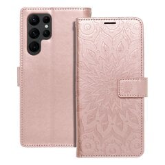 Чехол Forcell Mezzo Book для Samsung S22 Ultra, розовый цена и информация | Чехлы для телефонов | pigu.lt