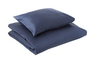 Tekstilikompanii satininis pagalvės užvalkalas, tamsiai mėlynas, 50 x 60 cm цена и информация | Комплекты постельного белья | pigu.lt