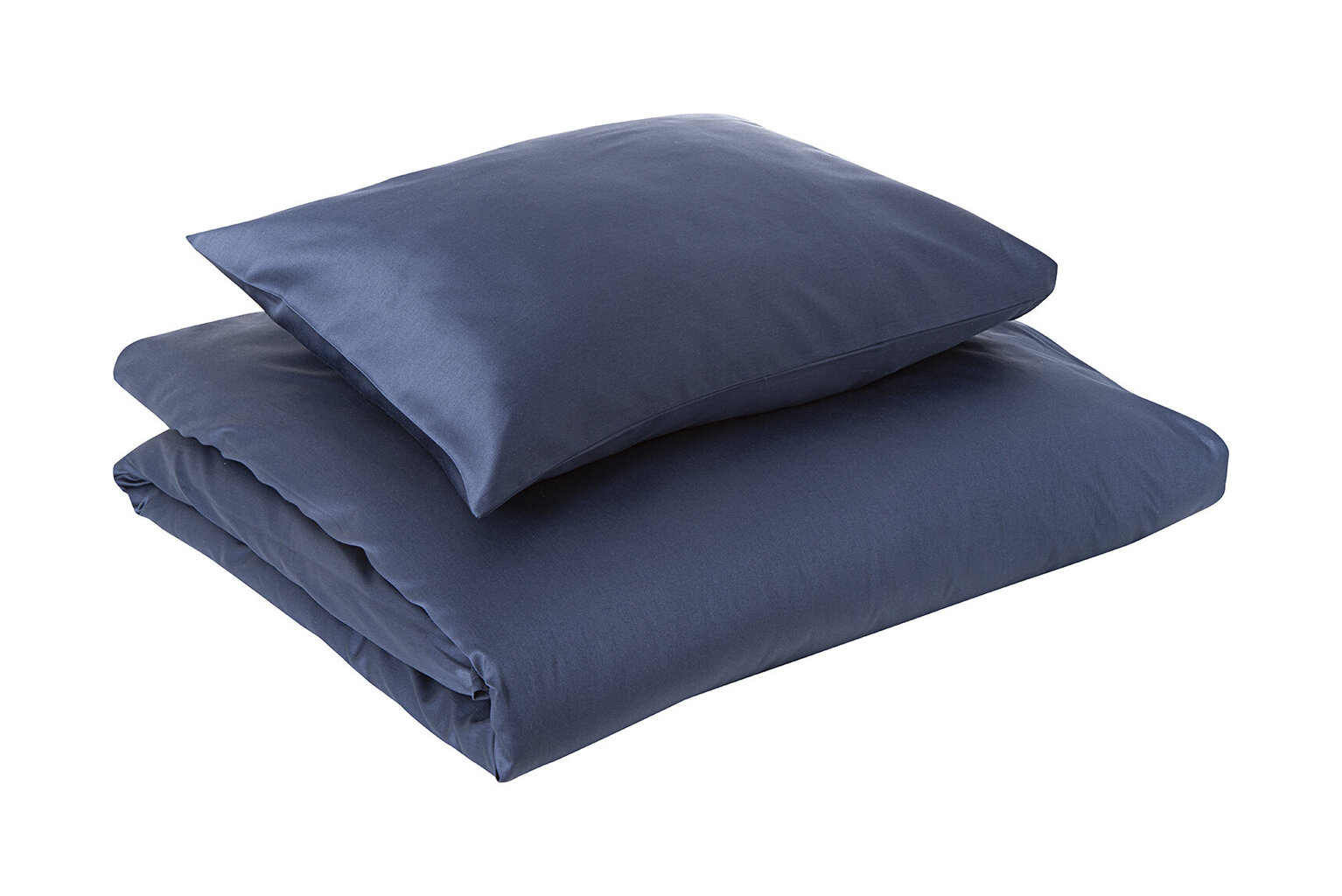 Tekstiilikompanii satininis pagalvės užvalkalas, tamsiai mėlynas, 50 x 70 cm kaina ir informacija | Patalynės komplektai | pigu.lt