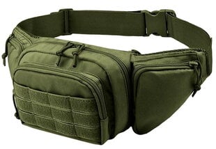 Мужская тактическая поясная сумка T98, зеленая цена и информация | Мужские сумки | pigu.lt