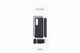 Official Samsung Note Package Black Flip Cover Case kaina ir informacija | Telefono dėklai | pigu.lt