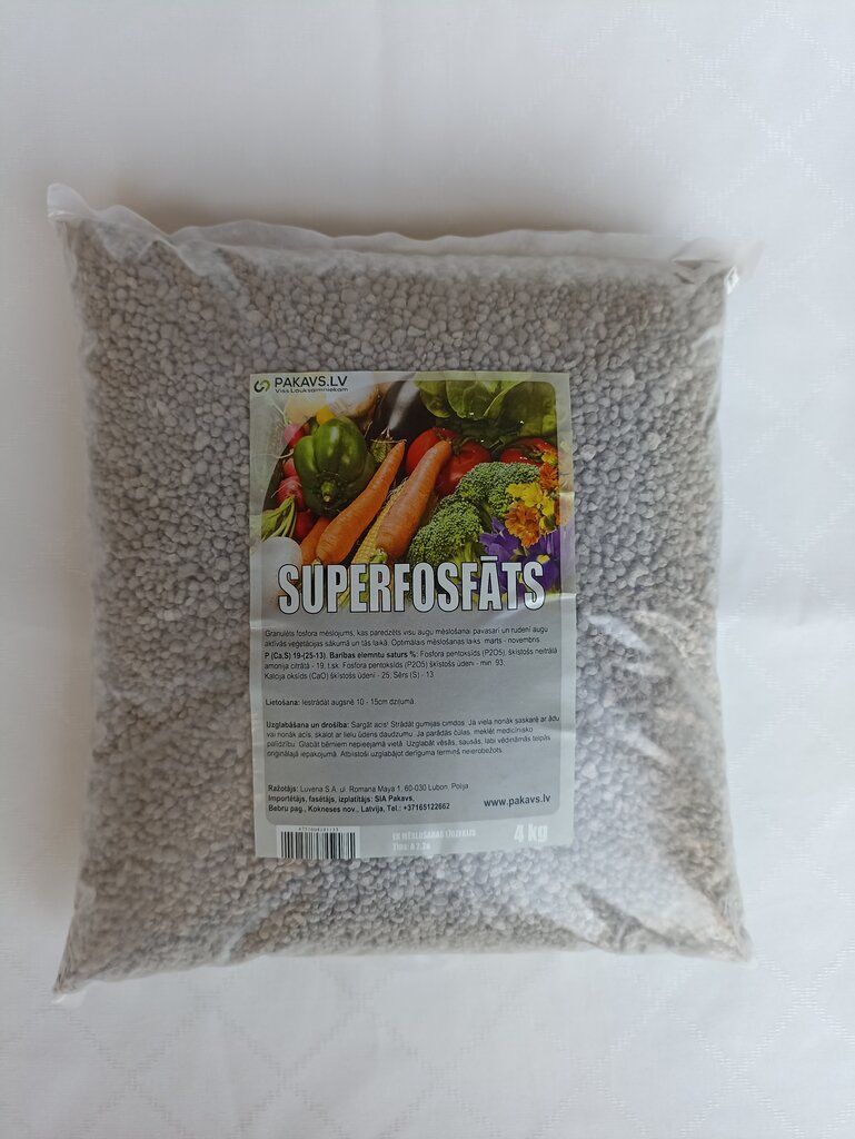 Superfosfatas, 4 kg цена и информация | Birios trąšos | pigu.lt