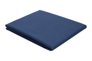 Tekstilikompanii dygsniuota atlasinė paklodė, tamsiai mėlyna, 90 x 200 + 30 cm цена и информация | Простыни | pigu.lt