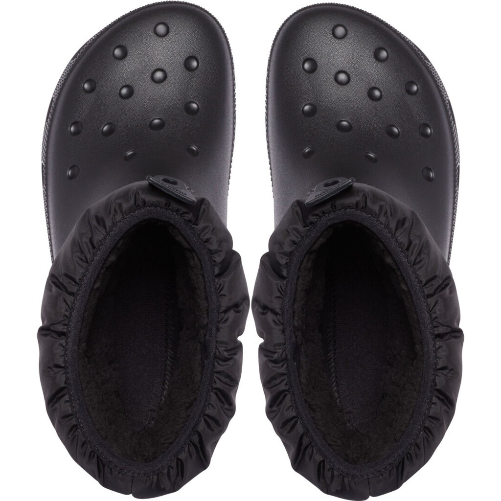 Laisvalaikio batai moterims Crocs™ Classic Neo Puff Shorty Boot, juodi kaina ir informacija | Aulinukai, ilgaauliai batai moterims | pigu.lt