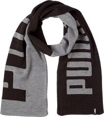 Puma Šalikas Knit Scarf Black Grey 054057 01 054057 01 kaina ir informacija | Skarelės, šalikai moterims | pigu.lt