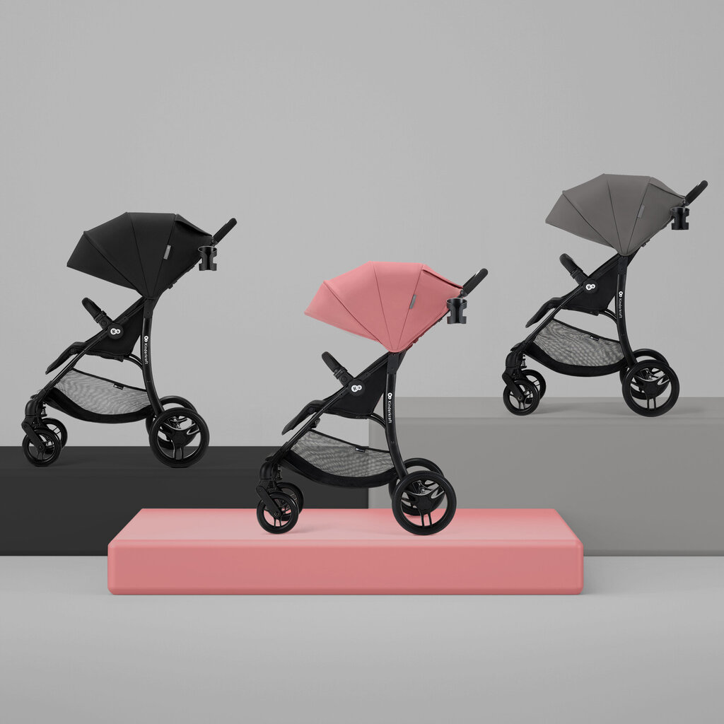 Sportinis vežimėlis Kinderkraft Askoy, rožinis kaina ir informacija | Vežimėliai | pigu.lt