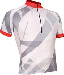Футболка для велосипедистов unisex Avento 81BI ZWR XL Серебристый / Белый / Красный / Черный цена и информация | Мужская спортивная одежда | pigu.lt