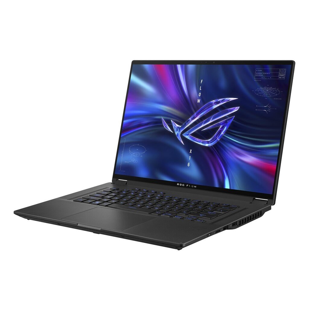 Asus Rog Flow X16 GV601RM-M5033W Ryzen 7 6800HS 16.0'' QHD+ Mini LED 1100nits165Hz 32GB DDR5 4800 SSD1TB GeForce RTX 3060 WLAN+BT Cam Win11 Eclipse Grey kaina ir informacija | Nešiojami kompiuteriai | pigu.lt